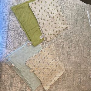 4 - 100% Cotton Baby Blankets